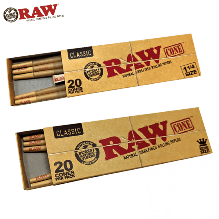 Raw Classic Cones 20CT/12PK